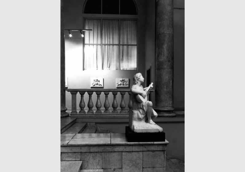 Blick in die Ausstellung der Nationalgalerie
