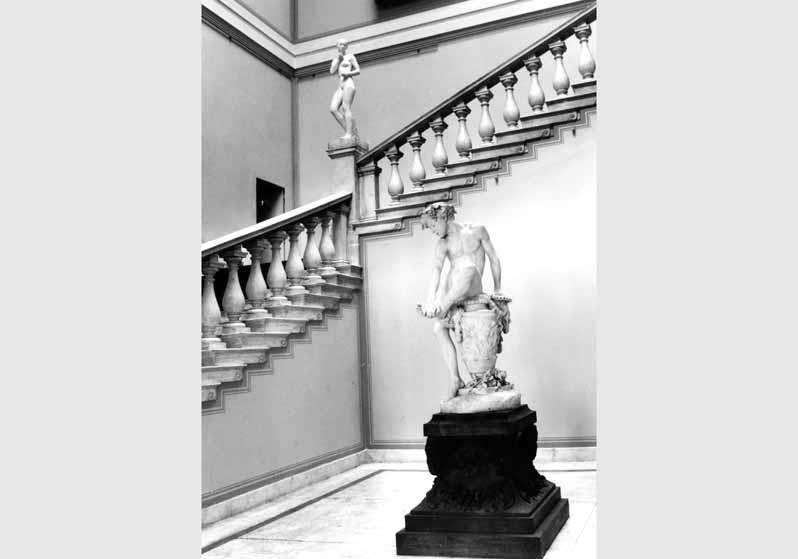Blick in die Ausstellung der Nationalgalerie
