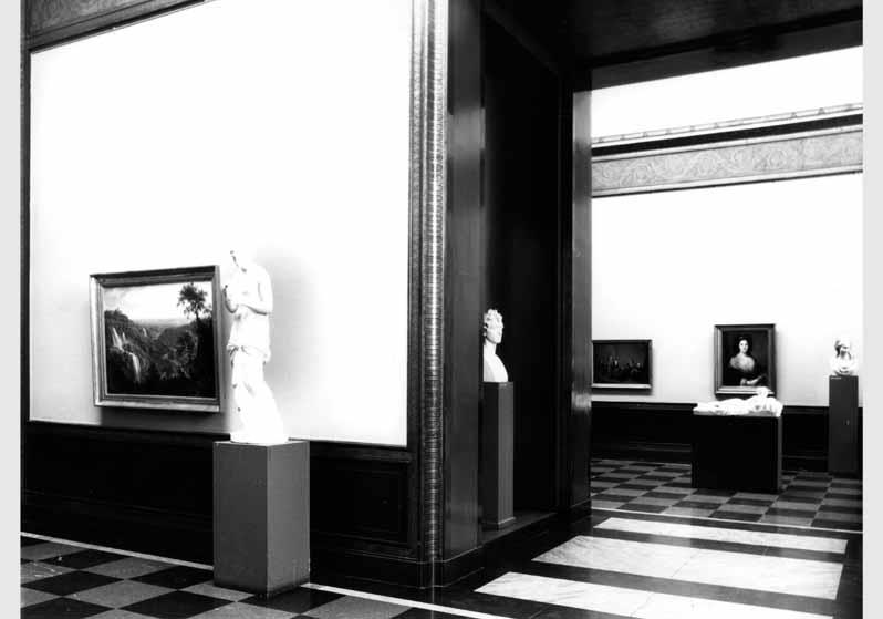 Blick in die Ausstellung der Nationalgalerie