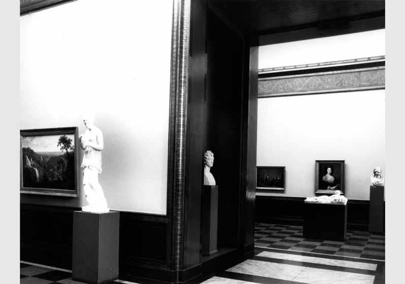 Blick in die Ausstellung der Nationalgalerie