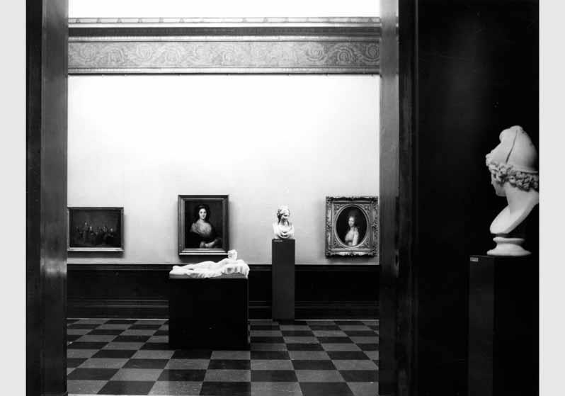 Blick in die Ausstellung der Nationalgalerie