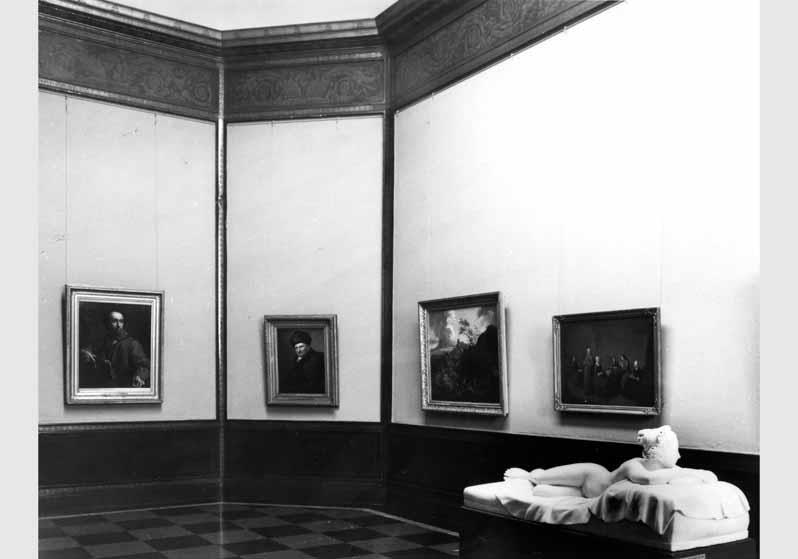 Blick in die Ausstellung der Nationalgalerie