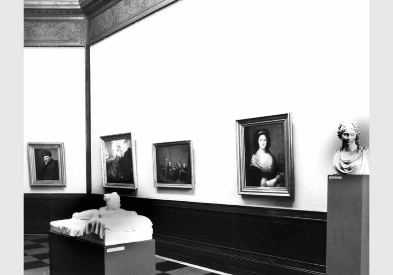 Blick in die Ausstellung der Nationalgalerie