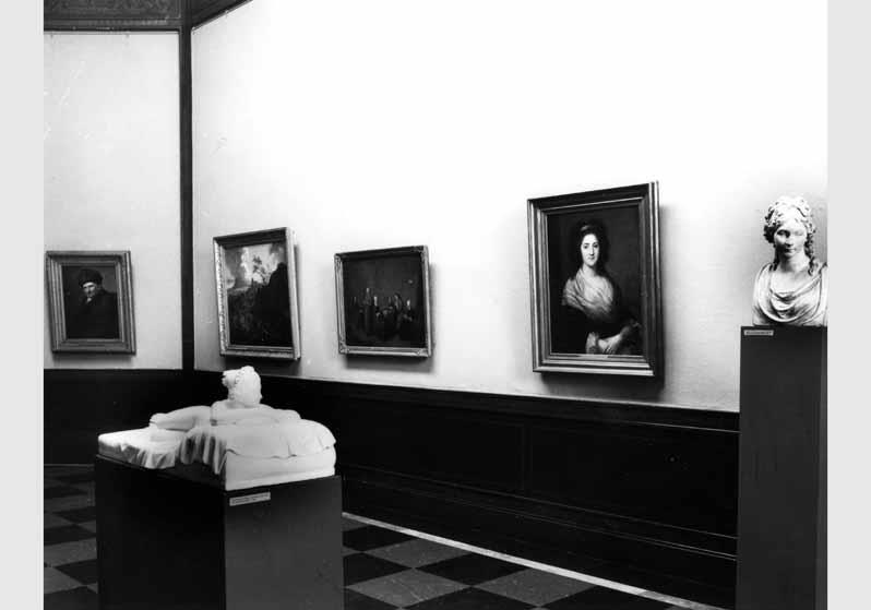 Blick in die Ausstellung der Nationalgalerie