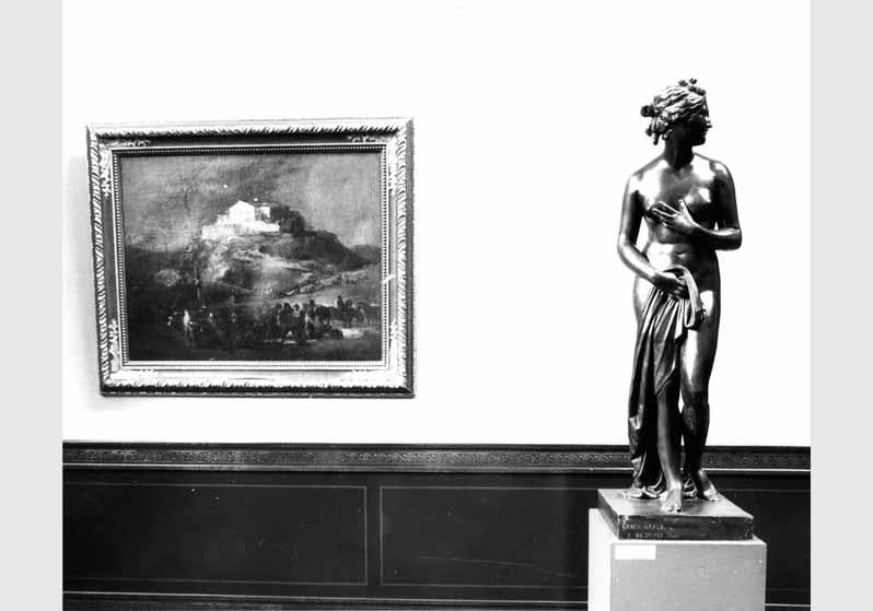 Blick in die Ausstellung der Nationalgalerie