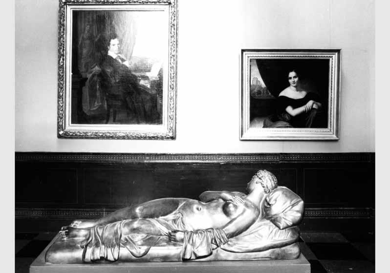 Blick in die Ausstellung der Nationalgalerie
