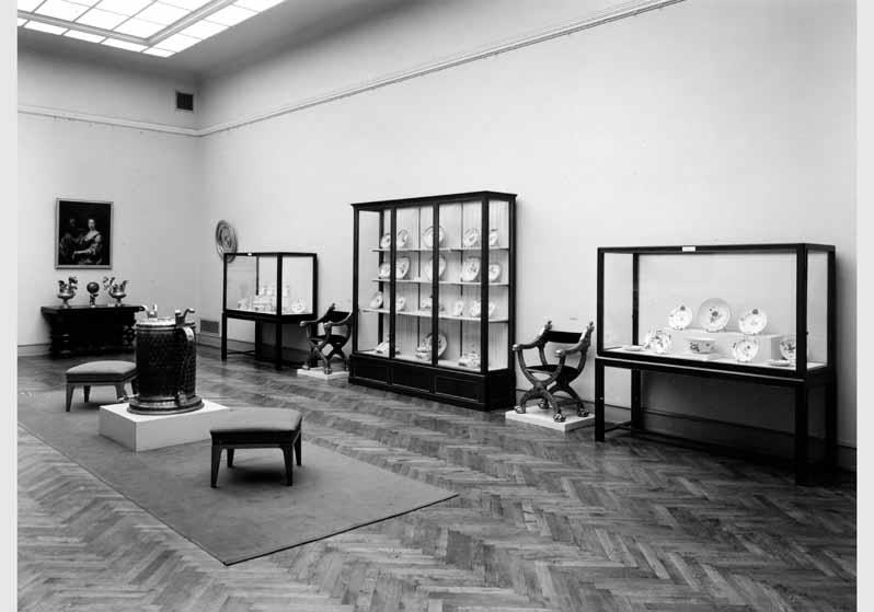 Blick in die Ausstellung "Schätze der Weltkultur von der Sowjetunion gerettet" vom 02. Nov. 1958 - 12. Apr. 1959 in der Nationalgalerie