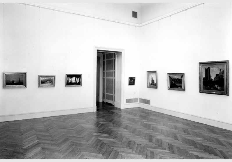 Blick in die Ausstellung "Deutsche Romantik - Gemälde und Zeichnungen" vom 11. Aug. 1965 - Okt. 1965 in der Nationalgalerie