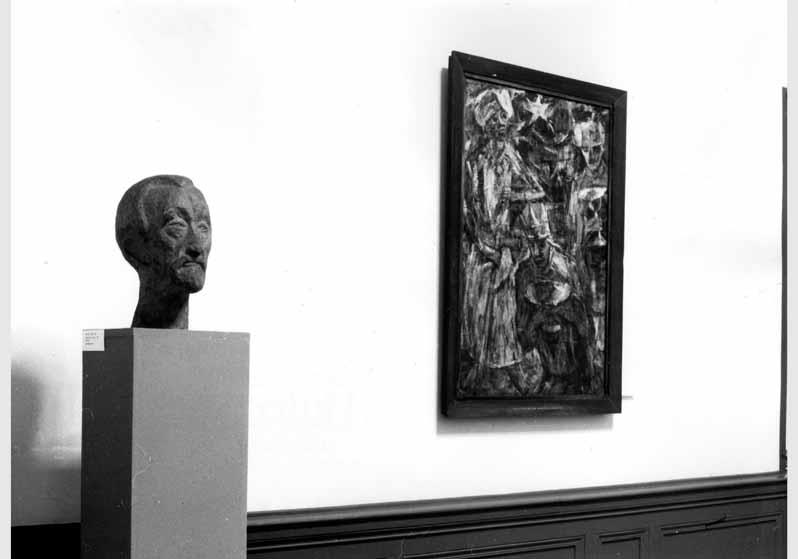 Blick in die Kabinett-Ausstellung "Christian Rohlfs 1849 - 1938 - Aquarelle und Gemälde von 1919 bis 1937 aus Sammlungen der DDR" vom 08. Jan. 1988 - 28. Febr. 1988 in der Nationalgalerie