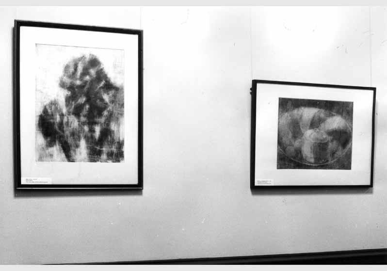 Blick in die Kabinett-Ausstellung "Christian Rohlfs 1849 - 1938 - Aquarelle und Gemälde von 1919 bis 1937 aus Sammlungen der DDR" vom 08. Jan. 1988 - 28. Febr. 1988 in der Nationalgalerie