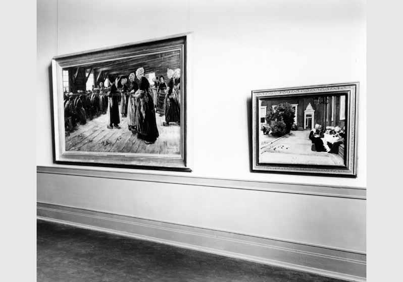 Blick in die Ausstellung der Nationalgalerie, Raum 3