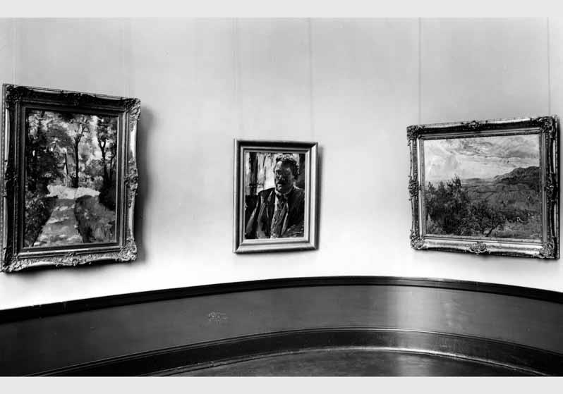 Blick in die Ausstellung der Nationalgalerie, Raum 5