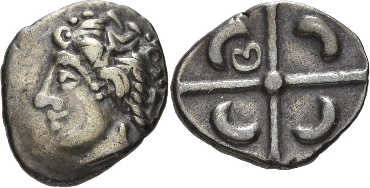 West-Kelten: Südgallische „monnaie à la croix“