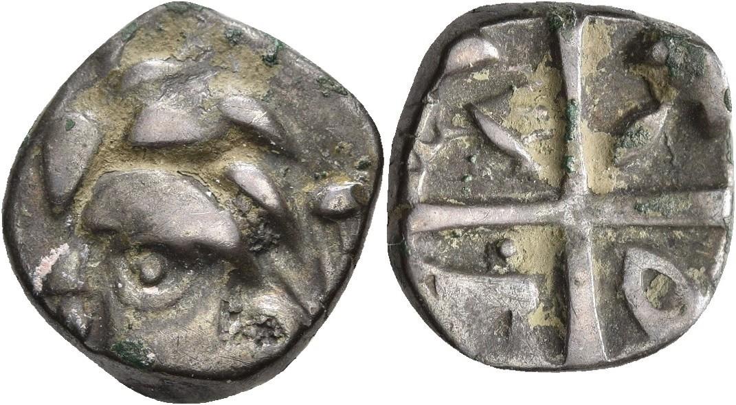 West-Kelten: Südgallische „monnaie à la croix“