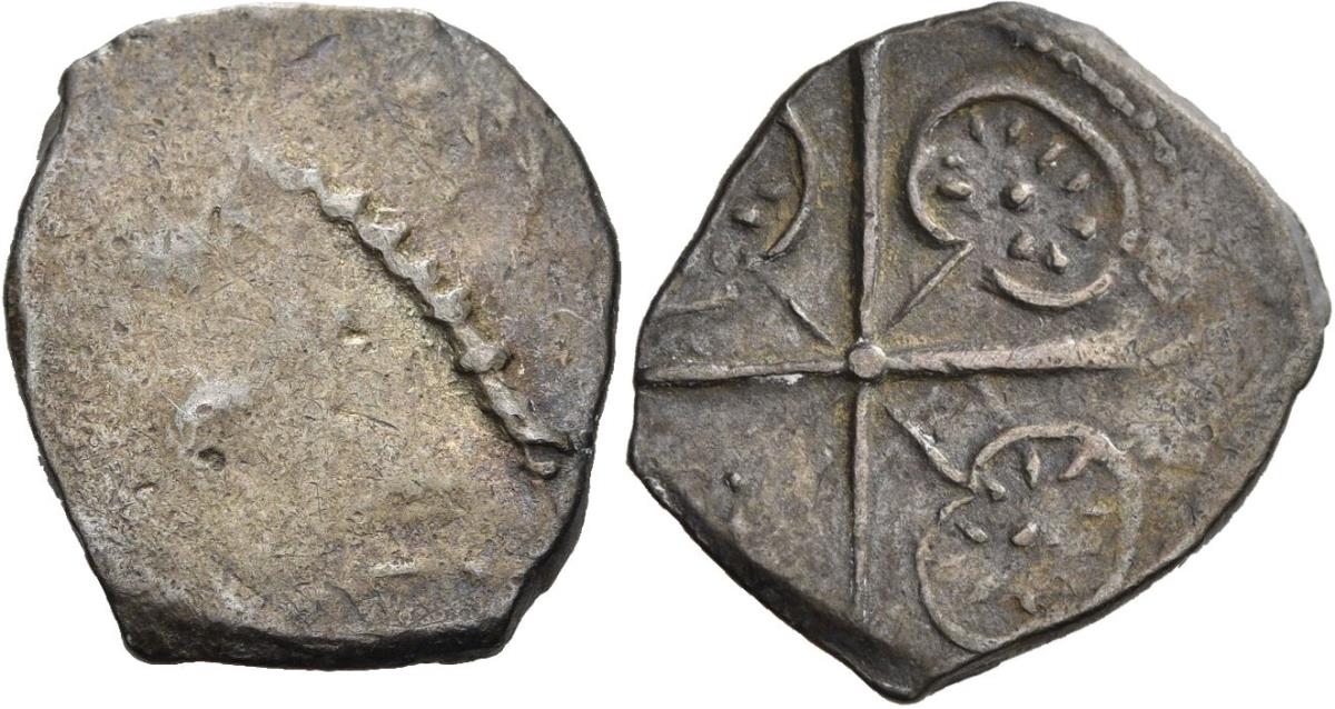 West-Kelten: Südgallische „monnaie à la croix“