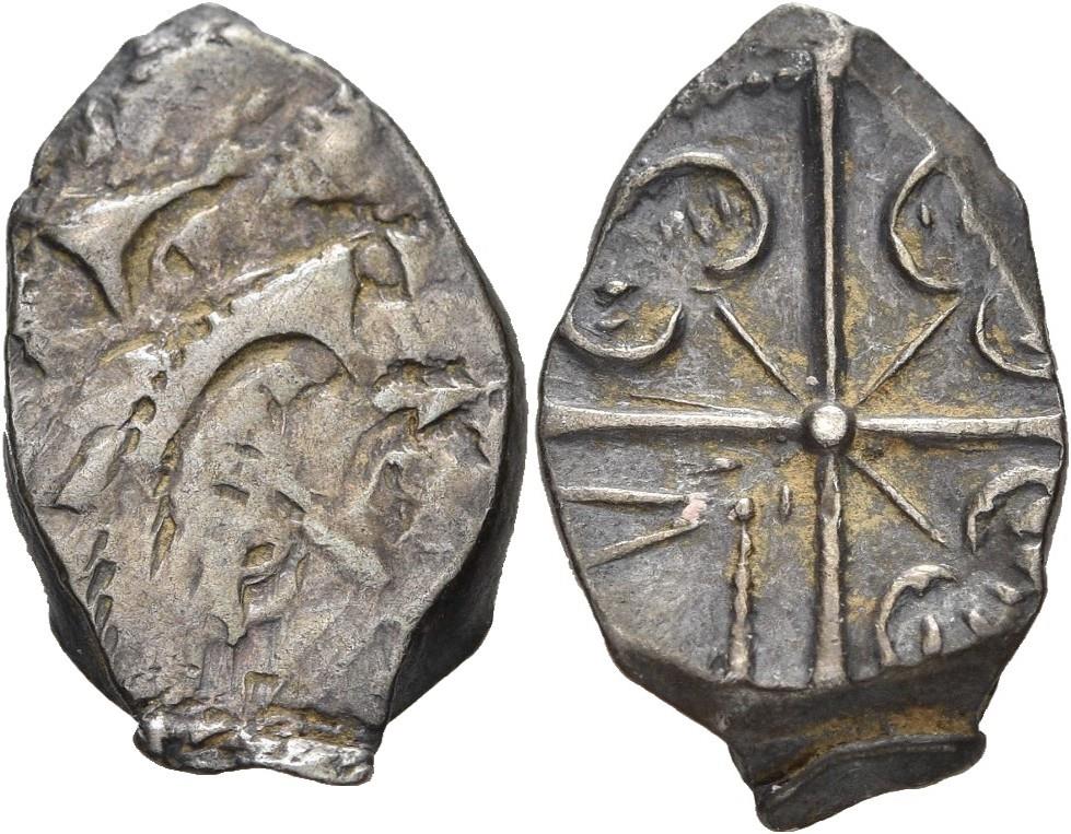 West-Kelten: Südgallische „monnaie à la croix“