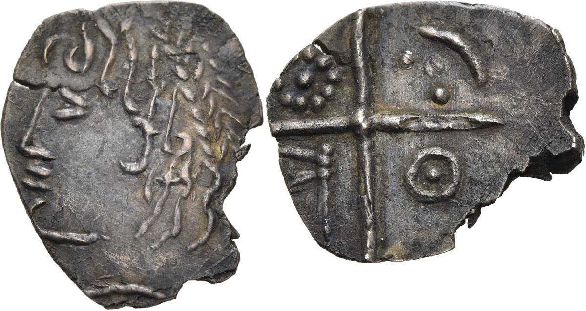 West-Kelten: Südgallische „monnaie à la croix“