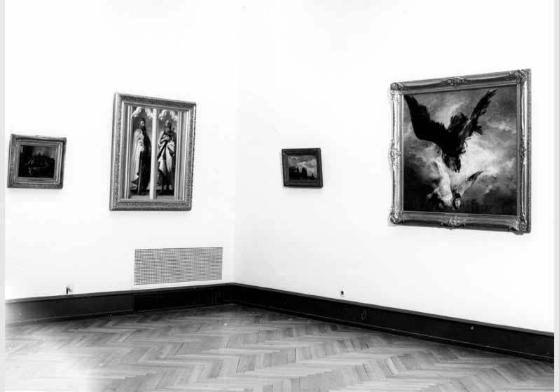 Blick in die Ausstellung "Adolph Menzel - Gemälde und Zeichnungen" vom 04. Juli 1980 - 02. Nov. 1980 in der Nationalgalerie