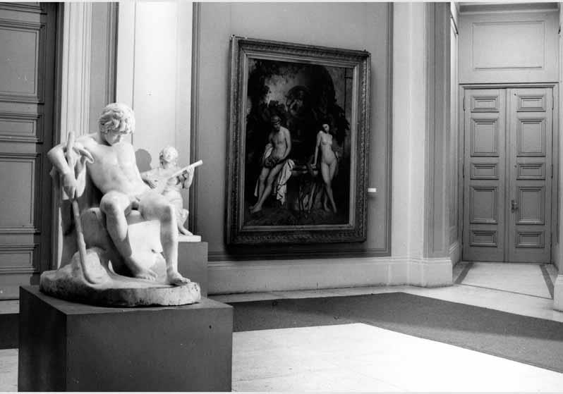 Blick in die Ausstellung "Von Courbet bis Cézanne - französische Malerei 1848 - 1886" vom 10. Dez. 1982 - 20. Febr. 1983 in der Nationalgalerie