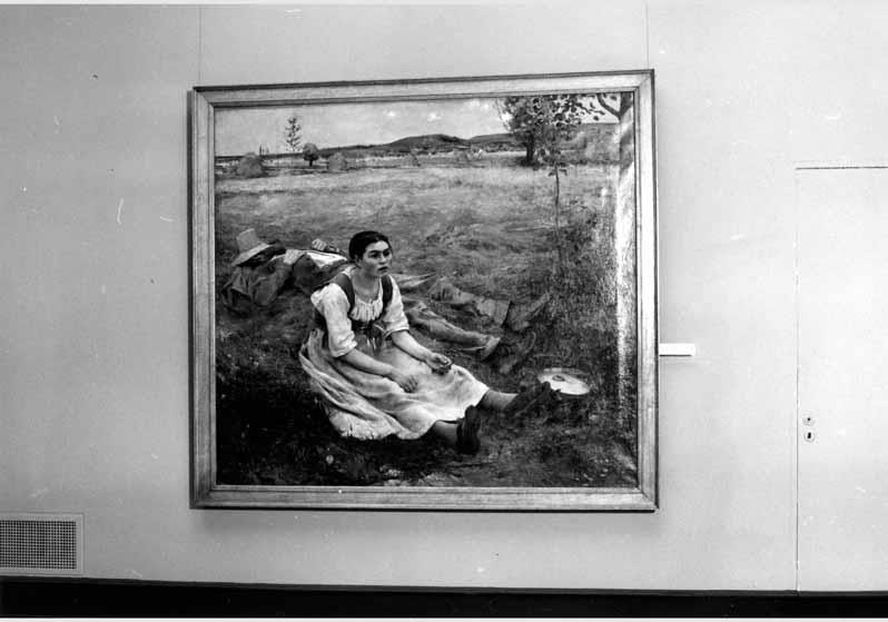 Blick in die Ausstellung "Von Courbet bis Cézanne - französische Malerei 1848 - 1886" vom 10. Dez. 1982 - 20. Febr. 1983 in der Nationalgalerie