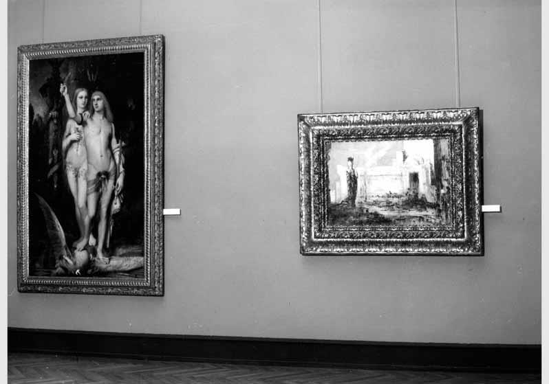 Blick in die Ausstellung "Von Courbet bis Cézanne - französische Malerei 1848 - 1886" vom 10. Dez. 1982 - 20. Febr. 1983 in der Nationalgalerie