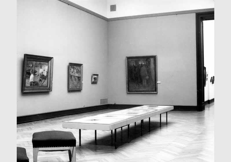 Blick in die Ausstellung "Robert Sterl 1867-1932 - Das Werk des Malers" vom 15. Dez. 1983 - 18. März 1984 in der Nationalgalerie