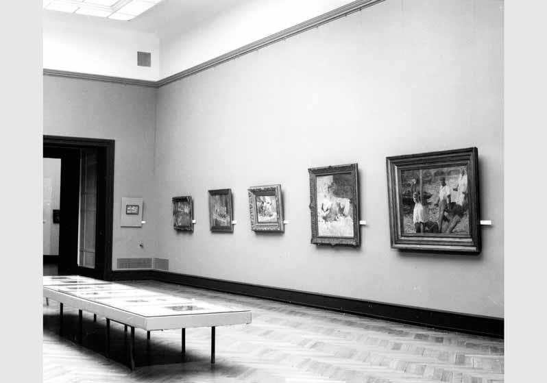 Blick in die Ausstellung "Robert Sterl 1867-1932 - Das Werk des Malers" vom 15. Dez. 1983 - 18. März 1984 in der Nationalgalerie