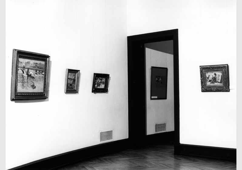 Blick in die Ausstellung "Robert Sterl 1867-1932 - Das Werk des Malers" vom 15. Dez. 1983 - 18. März 1984 in der Nationalgalerie