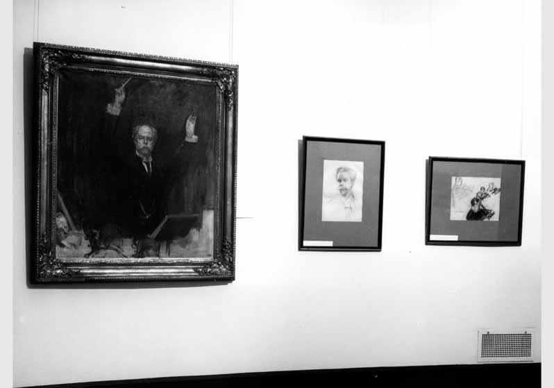 Blick in die Ausstellung "Robert Sterl 1867-1932 - Das Werk des Malers" vom 15. Dez. 1983 - 18. März 1984 in der Nationalgalerie
