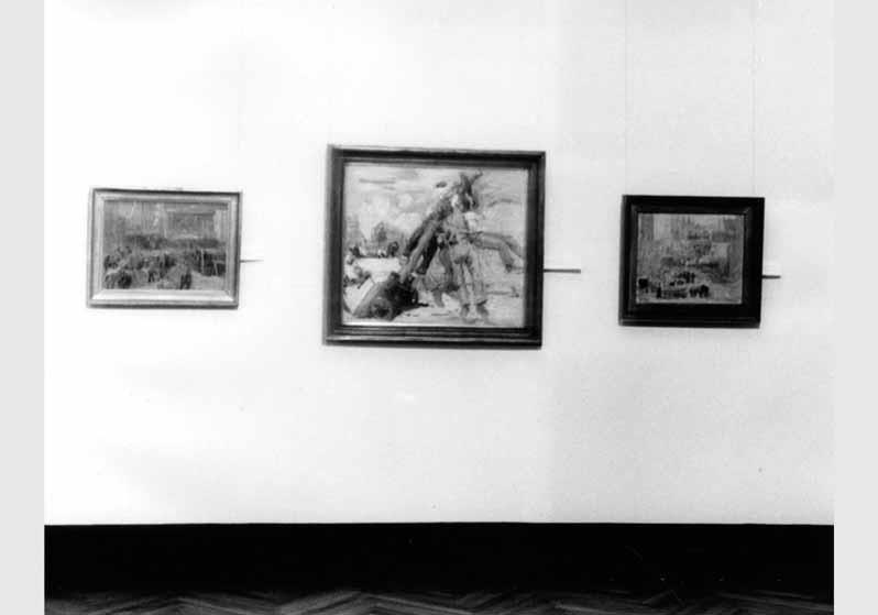 Blick in die Ausstellung "Robert Sterl 1867-1932 - Das Werk des Malers" vom 15. Dez. 1983 - 18. März 1984 in der Nationalgalerie