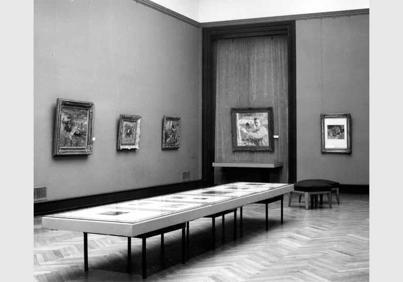 Blick in die Ausstellung "Robert Sterl 1867-1932 - Das Werk des Malers" vom 15. Dez. 1983 - 18. März 1984 in der Nationalgalerie