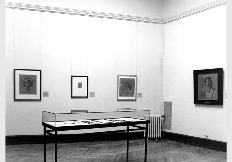 Blick in die Ausstellung "Anselm Feuerbach's Gastmahl" vom 14. Juli 1992 - 13. Sept. 1992 in der Alten Nationalgalerie