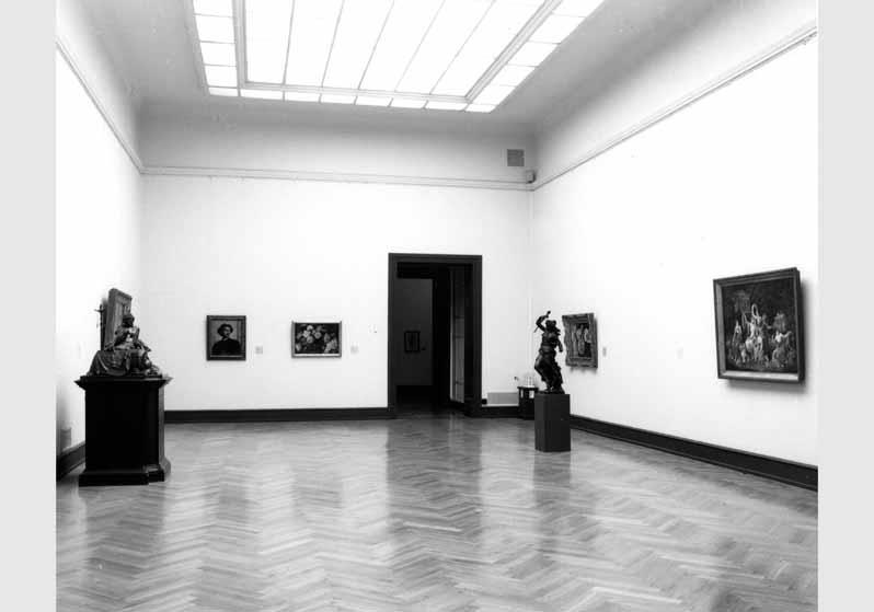 Blick in die Ausstellung "Anselm Feuerbach's Gastmahl" vom 14. Juli 1992 - 13. Sept. 1992 in der Alten Nationalgalerie