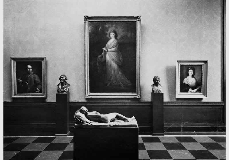 Blick in die Ausstellung der Nationalgalerie