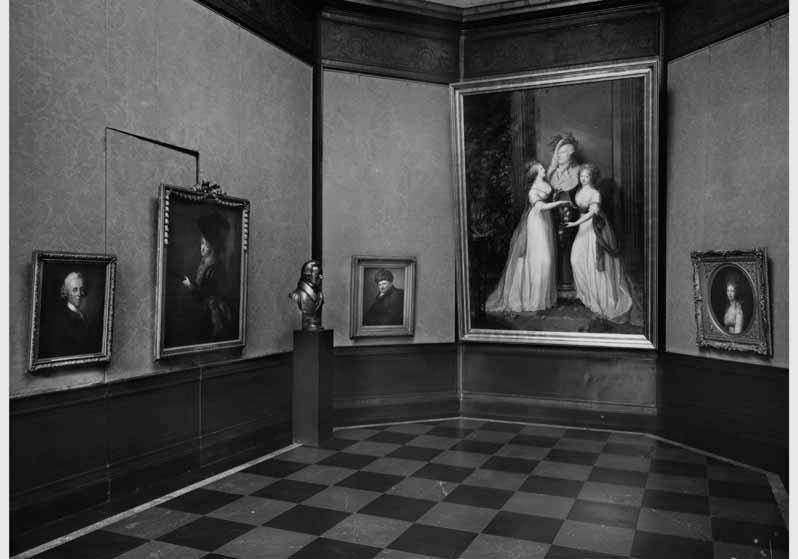 Blick in die Ausstellung der Nationalgalerie