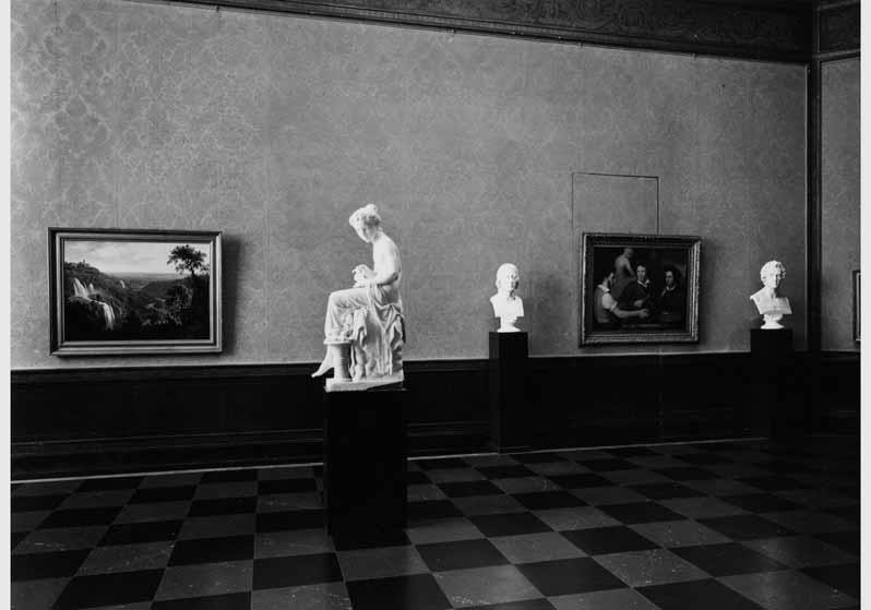 Blick in die Ausstellung der Nationalgalerie