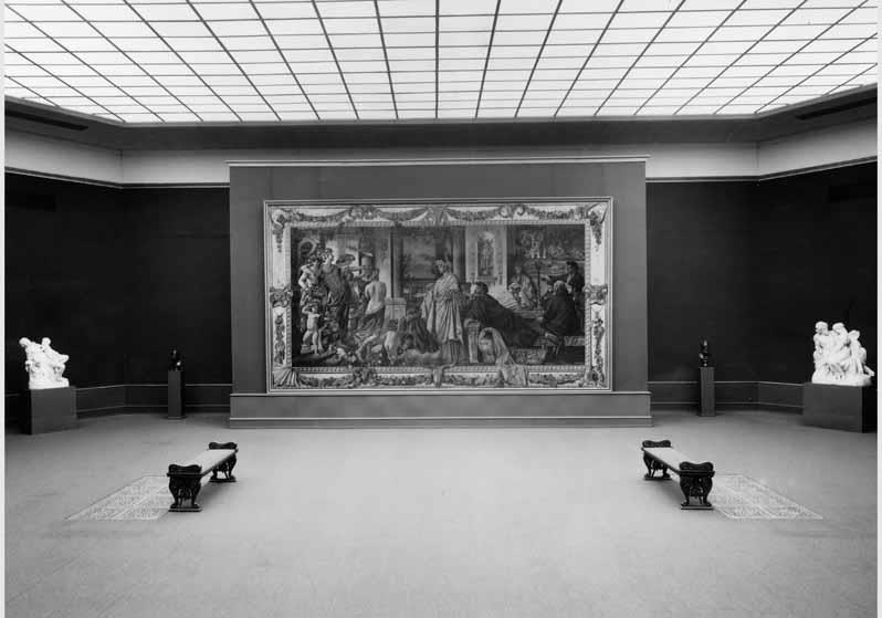 Blick in die Ausstellung der Nationalgalerie, Cornelius-Saal