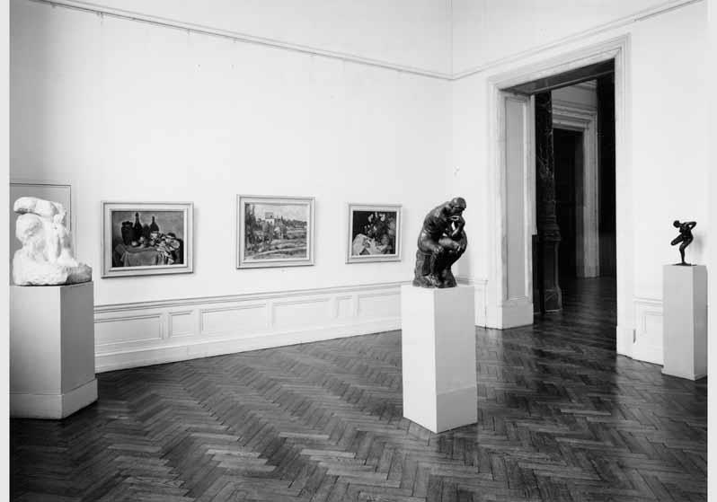 Blick in die Ausstellung der Nationalgalerie, Raum 1