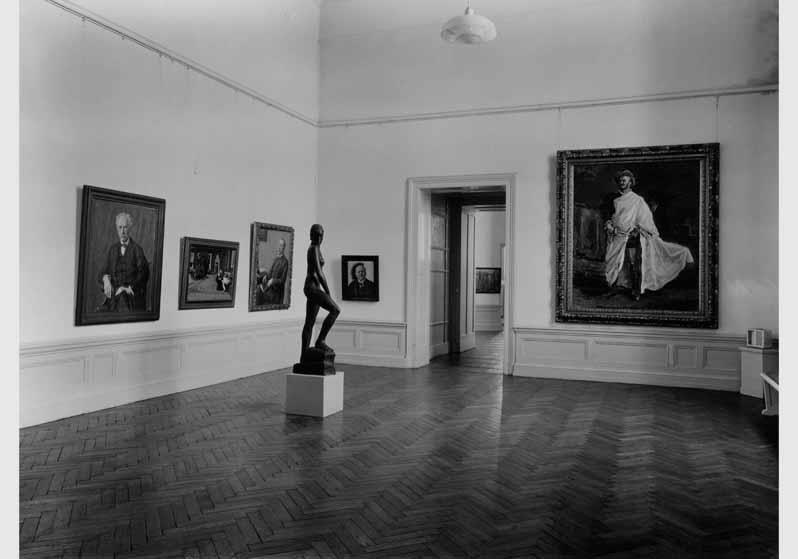 Blick in die Ausstellung der Nationalgalerie, Raum 3
