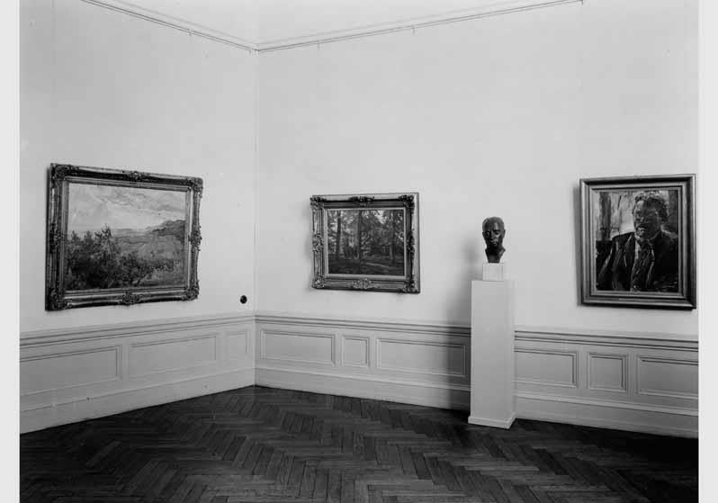 Blick in die Ausstellung der Nationalgalerie