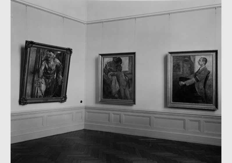 Blick in die Ausstellung der Nationalgalerie