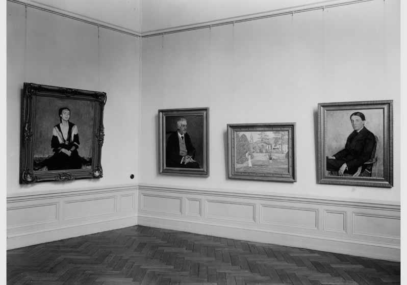 Blick in die Ausstellung der Nationalgalerie