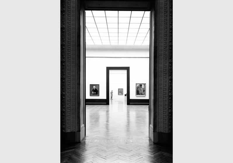 Blick in die Ausstellung der Nationalgalerie, Kuppelsaal