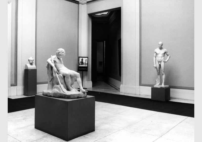 Blick in die Ausstellung der Nationalgalerie, Raum 1