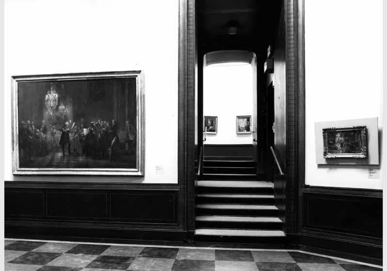 Blick in die Ausstellung der Alten Nationalgalerie, Raum 15