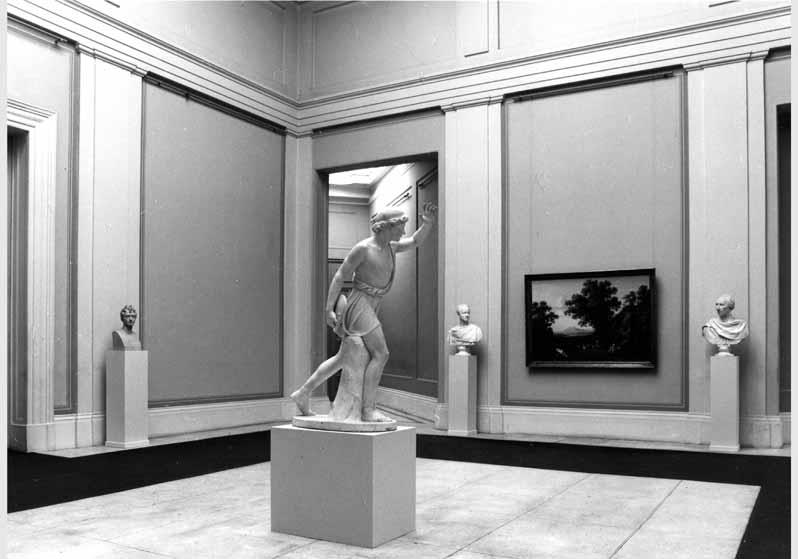 Blick in die Ausstellung der Alten Nationalgalerie, Raum 1