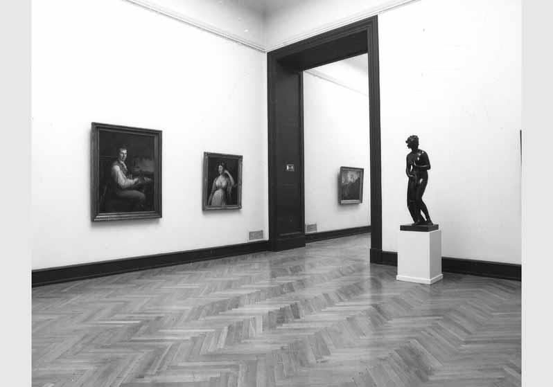 Blick in die Ausstellung der Alten Nationalgalerie,