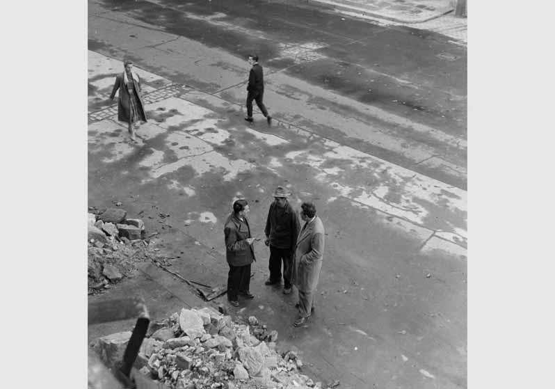 Personengruppe in der Bodestraße