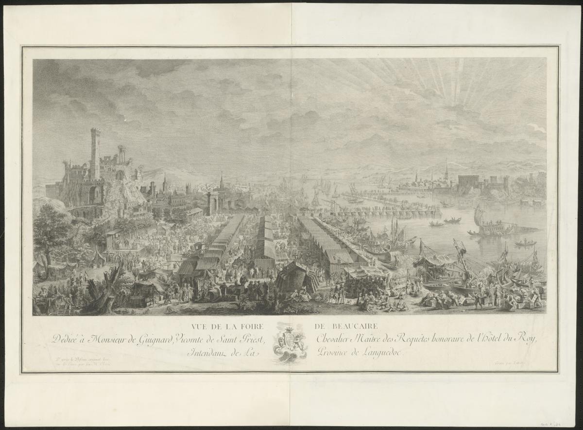 Vue de la Foire de Beaucaire
