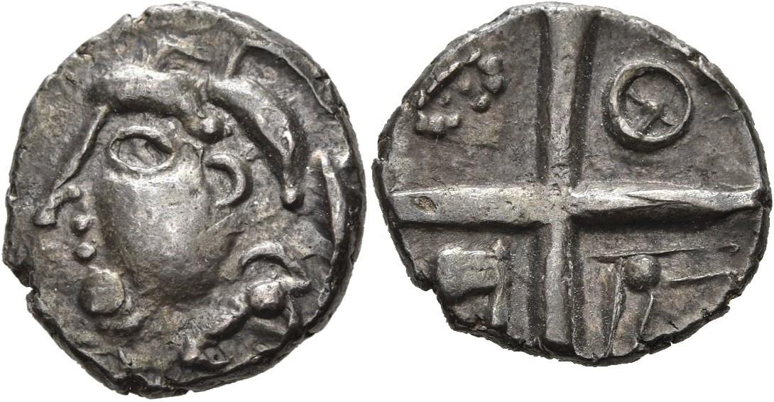West-Kelten: Südgallische „monnaie à la croix“